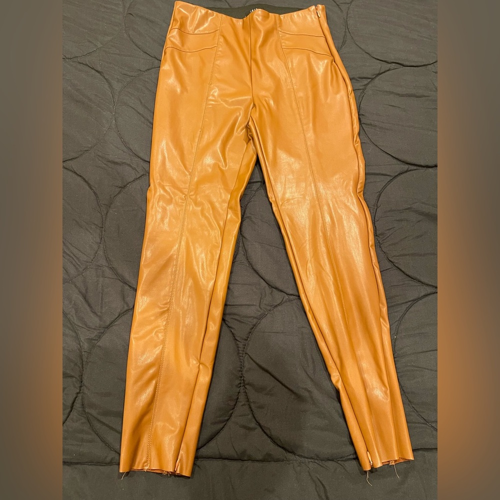 Vegan leather pants